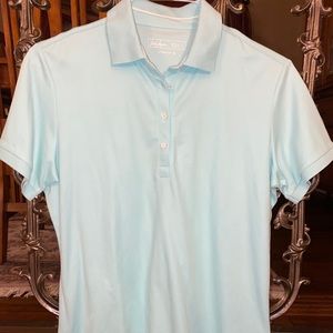 Light blue golf polo